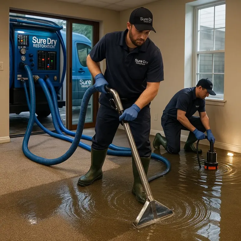 Water Extraction and Removal process in Monterey, TN